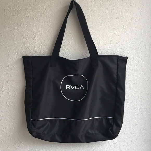 RVCA Handbags - RVCA Classic Logo Beach Tote Bag